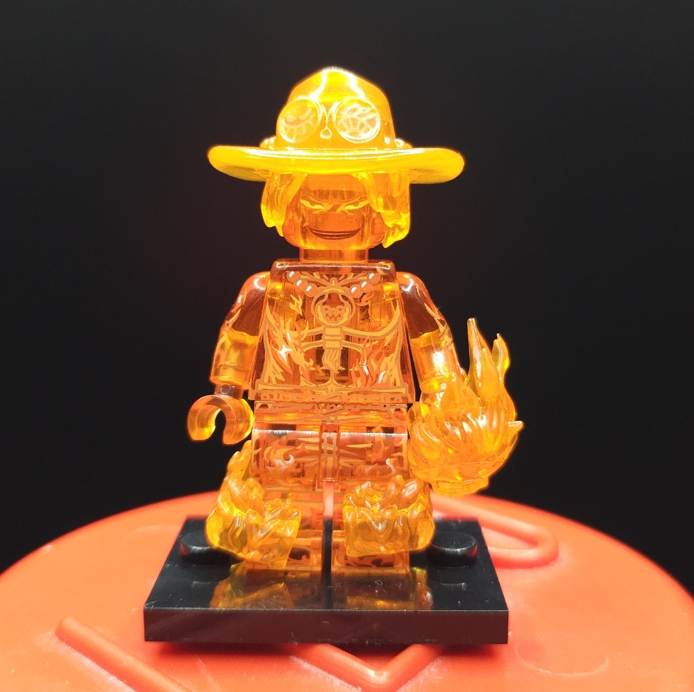 ONE PIECE Anime Fire ACE Custom Minifigures Brick